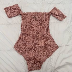 AKIRA Lace Body Suit One Piece